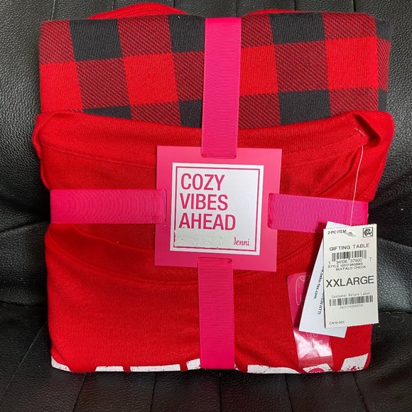 Cozy Vibes Ahead Jenni PJs ★ Macy’s Holiday Sleepwear - Picture 2 of 4
